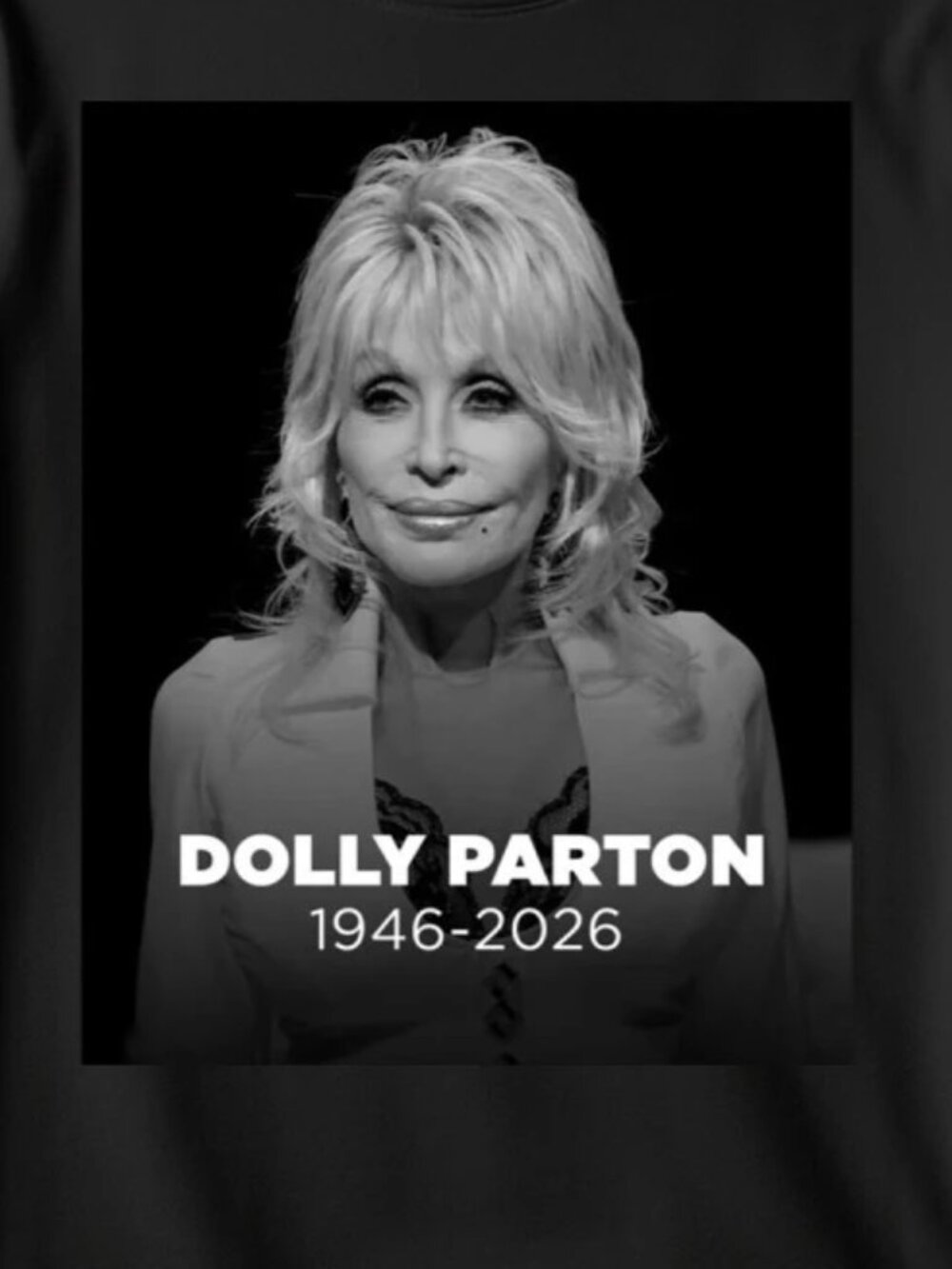 Dolly Parton Rip Rest In Peace Shirt - Picture 2 of 4